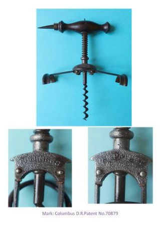 Columbus Patent mit Eispickel, 180 Euro 